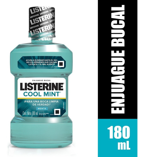 Enjuague Bucal Listerine Cool Mint Frasc - mL a $65