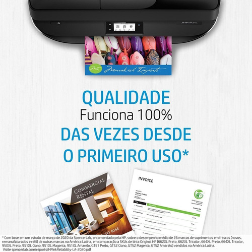 Imagem 7 de 10 de Cartucho Hp 122 Preto Original Ch561hb - 1000 2050 3050 2000