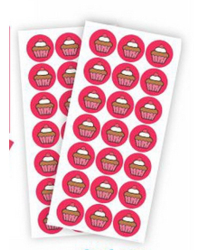 5000 Uni Adesivos Impermeables 1x1 Ideal Para Cerrar Sobres