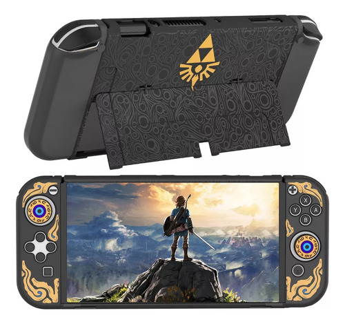 Funda Protectora Rígida Iine Zelda Para Switch Oled