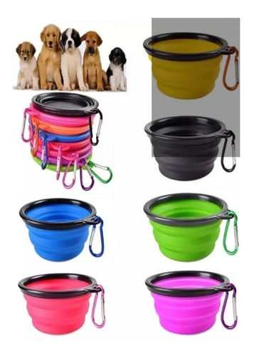 Taza Plegable Para Perros X2und Combo