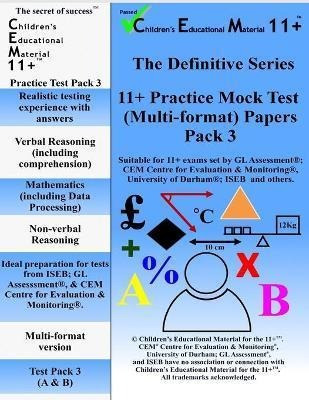 Libro 11+ Practice Mock Pack 3 - Children's Educational M...