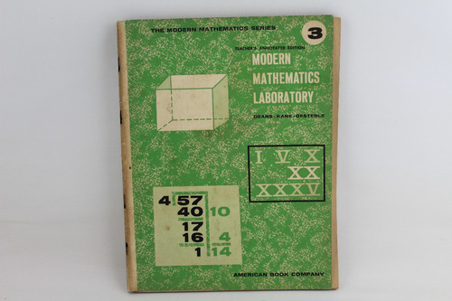 R460 Deans, Kane, Osesterble -- Modern Mathematics Laborator