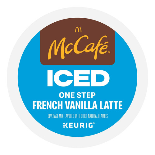 Mccafe Capsulas Pods Café Helado Vainilla Francesa 10 Piezas