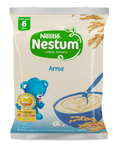 Nestum Arroz Nestle Desde 6 Meses 225gr