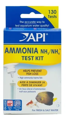 Prueba Amoniaco Ammonia Test Kit Api Agua Acuario Peces