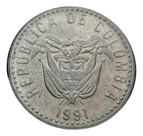 Colombia Moneda 20 Pesos 1991