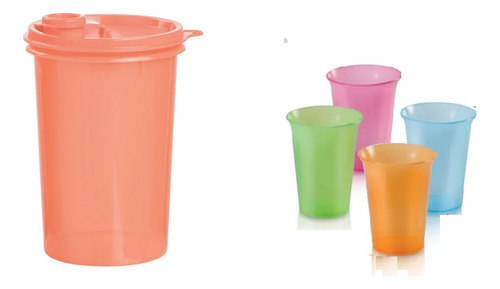 Tupperware. Set Juguera + Vasos 200 Ml.