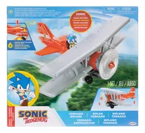 Comprar Juguete Sonic The Hedgehog Avión Biplano Tornado Figura Color Rojo