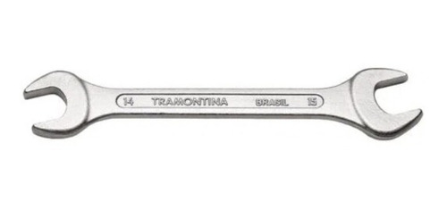 Imagem 1 de 4 de Chave Fixa 14x15mm Aço Especial Cromado Tramontina Basic