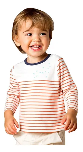 Camiseta rayas colores bebe hotsell