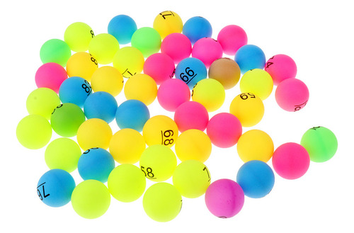Pelotas Pong De Varios Colores Número 51-100