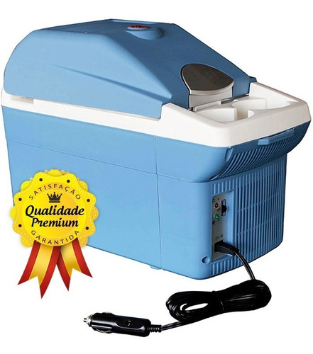 Mini Geladeira Automotiva Cooler Carro 12v Nautika 8 Litros