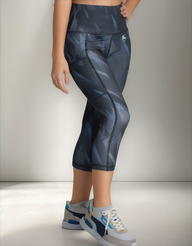 Rhinomax Leggins Capri C/ Bolsa Deportivos Mujer, Modpsb4429