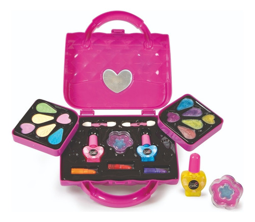 Kit Maquillaje Estuche Fashion Clementoni Crazy Chic Cool