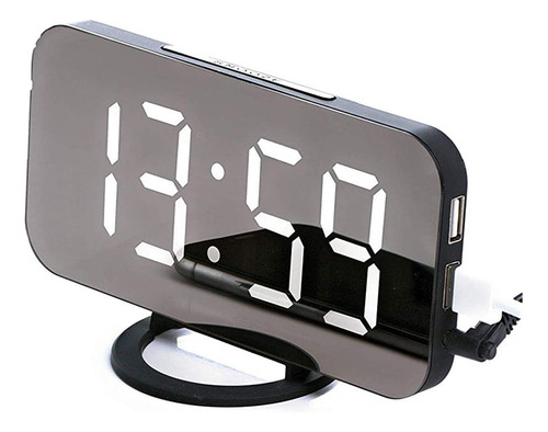 Reloj Digital Multifunción Despertador  Elegante Led Usb 