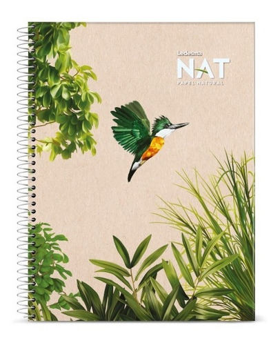 Cuaderno Ledesma Nat Con Espiral 22×29 Pack X 5 Unidades