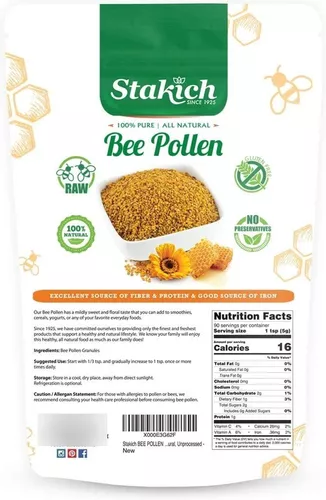  Polen de abeja 100% puro y natural gránulos de polen