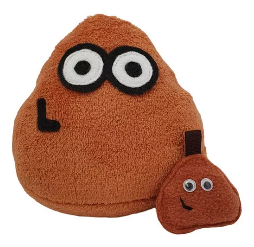 Pou Clásico 15 Cm. No Peluche. Artesanal. Regalo Llavero Pou