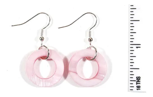Primeros Aretes De Aro De Color Rosa Pálido Y Rubor En