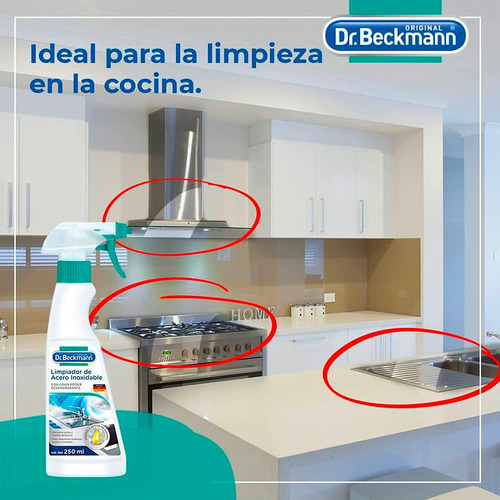 Dr. Beckmann Limpiador De Acero Inoxidable 250 Ml