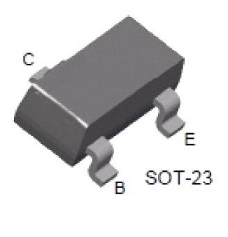 Transistor Nte2406 Npn Sot-23 Smd Mmbt3904