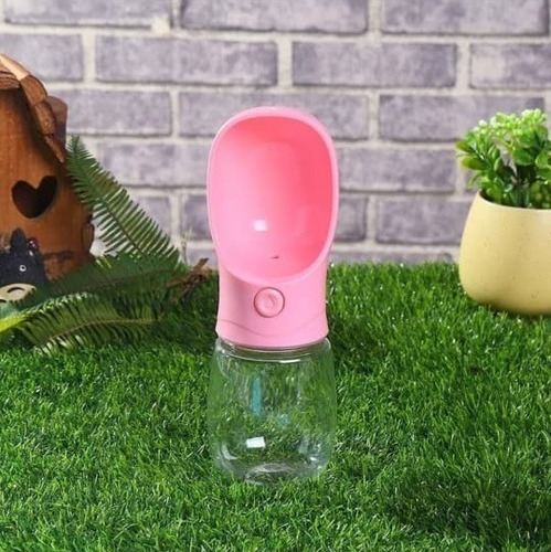 Garrafa Água Bebedouro 350ml Portátil Pet Cachorro Passeio