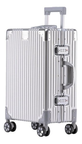 Maleta Carry On Chica Cabina De Aluminio Rigida 4 Ruedas