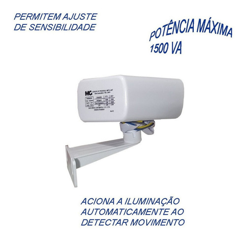 Imagem 2 de 6 de Sensor De Presença E Movimento P/ Luz Lâmpada Externa Bivolt
