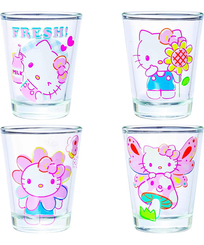 Sanrio Hello Kitty Spring Garden Flowers - Juego De 4 Mini V