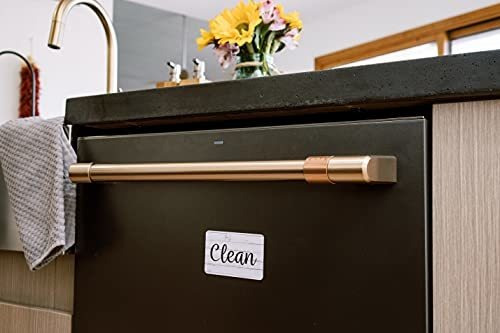 Imagen 6 de 7 de Iman Decorativo Imán Para Lavavajillas De Madera Blanca Y N