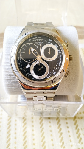 Imagen 3 de 5 de Reloj De Acero Marca Swatch Para Caballero