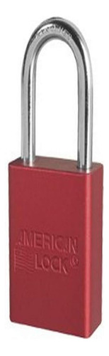 American Lock A1106red1key Candado Con Llave, Aluminio, Rojo