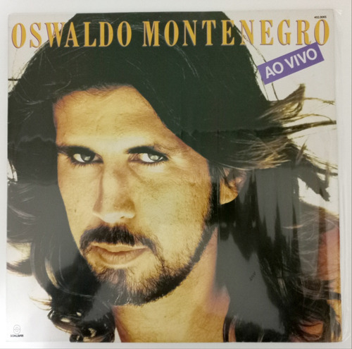 Lp Oswaldo Montenegro. Ao Vivo. 1898. Capa E Vinil Ótimos. (Usado)