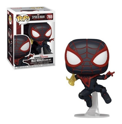 Miles Morales Classic Suit 765 Spider Man Marvel Funko Pop