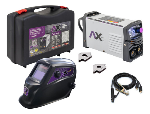 Axt-p140 Soldador Inversor Bivoltaje 140a Escuadras Y Careta
