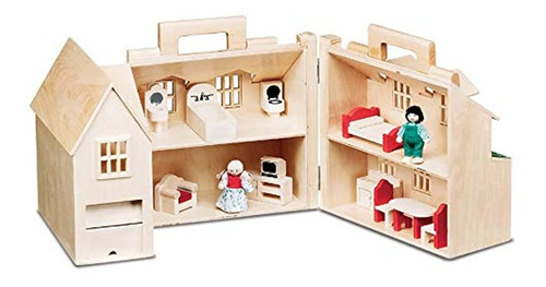 Casas De Muñecas De Madera - Melissa & Doug Fold & Go