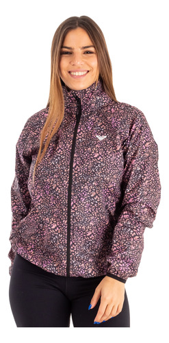 Campera Pack And Go Printed (neg) Roxy