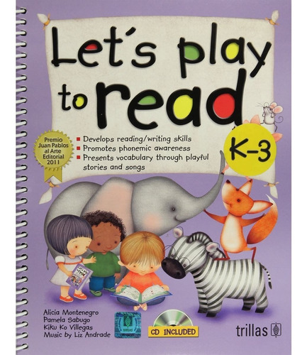 Let's Play To Read K-3 Cd Included Trillas