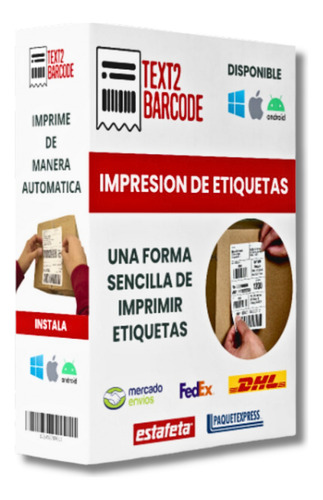 Software Para Imprimir Etiquetas De Mercado Libre Y Guías