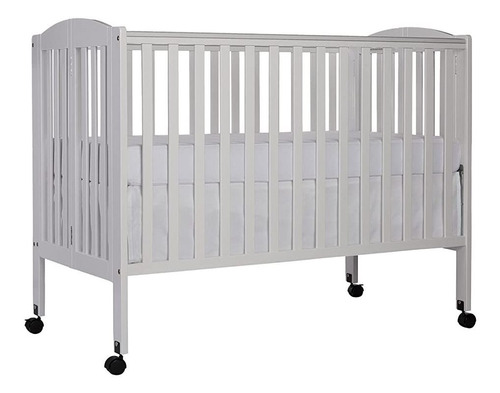 Cuna Plegable 2 En 1, Blanca