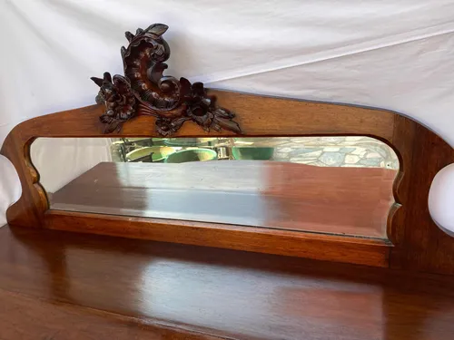 Mueble Bifet Madera Cedro Con Espejo Y Copete (Usado)