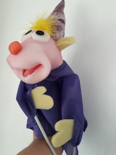 Imagen 4 de 4 de Títere Manopla Duende De Goma Espuma