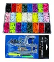 Comprar Broches Snap Presión 12mm + Pinza Kit Herramienta Merceria