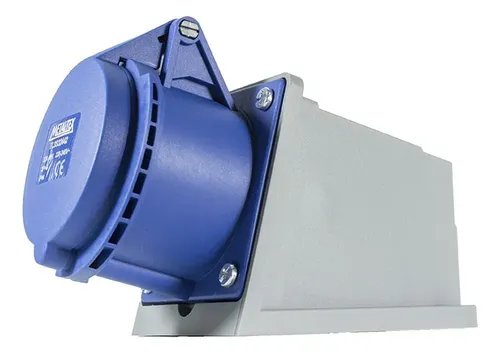 Tomada Sobrepor 3p+t 32a 220~240v 9h Azul Ip44 Tl3s32442