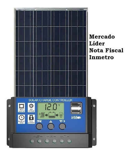 Kit Painel Controlador Energia Solar Fotovoltaica 275w Watt