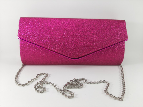 Bolso  Fiesta Noche Clutch Dama Oro Rosado Rosegold Oro Rosa