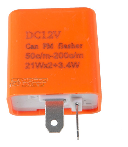 Imagem 3 de 6 de Relê 12v Pisca Setas Led Moto 2 Pinos Universal Todas Motos