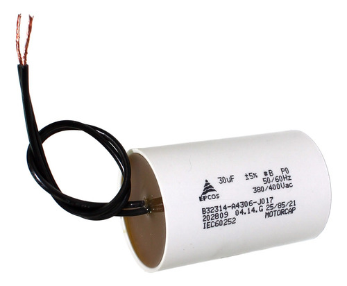 Capacitor Para Motor Partida 30uf 250v