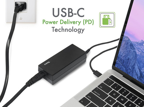Cargador Enchufable Usb-c Adaptador De Corriente Para El Con